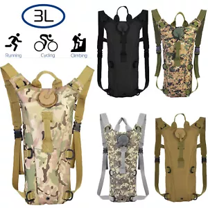 3L Water Bladder Hydration Backpack Outdoor Hiking Camping Cycling Shoulder Bag - Picture 1 of 16