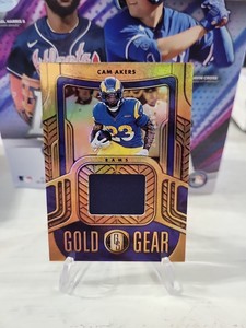 2022 GOLD STANDARD GOLD GEAR /299 JERSEY RELIC CAM AKERS RAMS