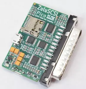 ZuluSCSI Pico W Slim DB25 Externo SCSI Disco Duro Emulador Wi-Fi para Macintosh - Imagen 1 de 5