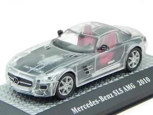 Mercedes C197 SLS AMG 2010 transparent diecast modelcar 1440090 Atlas 1:43 - Picture 1 of 4
