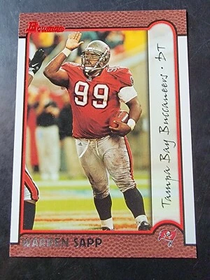 1999 Bowman Football #29 Warren Sapp   - Image 1 of 2