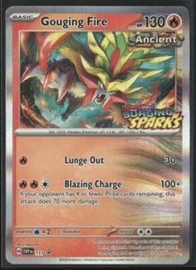 Pokemon TCG Gouging Fire SVP151 Black Star Promo Surging Sparks Pre Release - Picture 1 of 5
