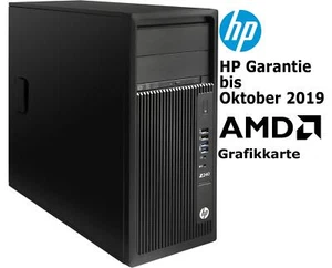 HP z240 Xeon E3-1280 v5 3,7GHz 16GB 256GB SSD Win 10 Pro AMD - Bild 1 von 1