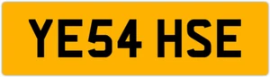 YES FOR HSE! HORSE AMY JEN SAM HE YE54 HSE PRIVATE REGISTRATION CHERISHED NUMBER - Picture 1 of 2