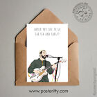 COURTEENERS Liam Fray Tea & Toast Minimal Posteritty Lyrics Valentines Day Card