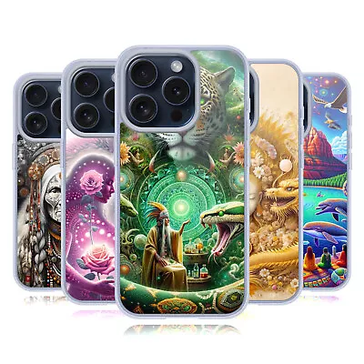 CUSTODIA CELLULARE SHAMBHALA LIGHT VISIONARY ART GRAFICA CELESTE GEL APPLE iPHONE - Immagine 1 di 4