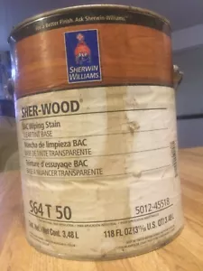 Sherwin Wlliams Sher-Wood BAC Wiping Stain 1 Gallon (Pain) - Picture 1 of 5