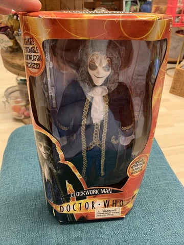 dr who DOCTOR 12" CLOCKWORK MAN DOLL ACTION FIGURE bbc BOXED Cover