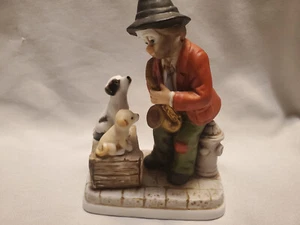 Melody in Motion Nocturne 1999 Willie Saxophone Porcelain Figurine WACO Products - Picture 1 of 5