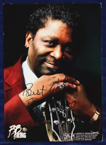 RARE IMAGE! “The Thrill Is Gone" BB King Hand Signed 4X6 Color Photo COA - Picture 1 of 2