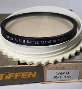 Tiffen Ser 8 VIII Red Enhancing R-1 1/2 Glass Lens Filter SER8 USA Series 8 Sr.8 - Picture 1 of 4