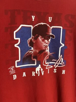 Camiseta gráfica vintage 2012 Texas Rangers para hombre 11 Yu Darvish. Foto 1 de 4