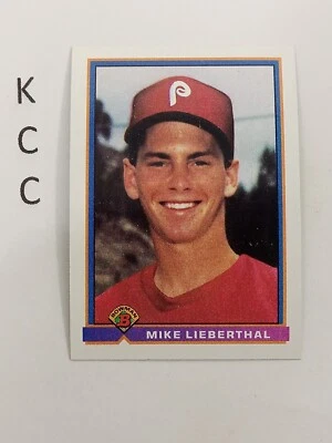 1991 Bowman Baseball #506 Mike Lieberthal Philadelphia Phillies - Image 1 of 2