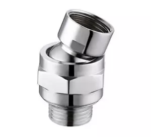 Shower Connector Ball Joint Shower Head Swivel Ball Adapter Brass Adjustable L - Picture 1 of 1