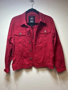 Jordan Craig Kinder Jugend Größe 16 Tribeca Twill Jacke (rot) abgenutzt - Bild 1 von 7
