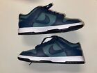 Size 7.5 - Nike Dunk Low Armory Navy/Black/Mineral State/White PRE-OWNED NO BOX
