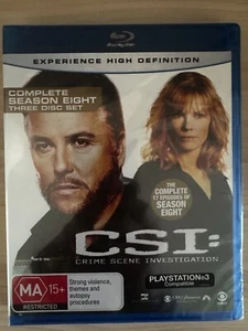 CSI: Season 8 - 3 x BLURAY Set BRAND NEW! Complete Eighth Series Eight - Picture 1 of 2