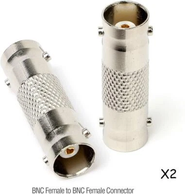 PRO SIGNAL Adattatore connettore accoppiatore x2 BNC da donna a donna per telecamera a circuito chiuso video SDI/BNC