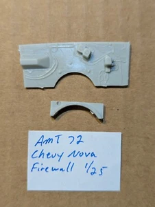 AMT 72 CHEVY NOVA FIREWALL NEW! 1/25 - Picture 1 of 1