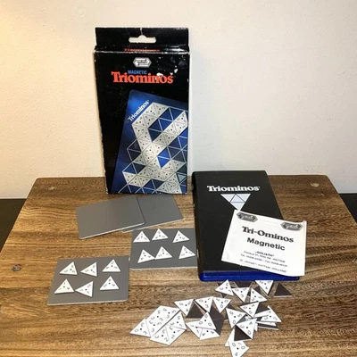 Magnetic Triominos Game Goliath 1994 (Missing 1 Tile) Boxed - Image 1 of 4