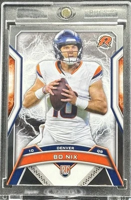 Bo Nix  RARE ROOKIE RC CHROME INVESTMENT CARD SSP PANNI BRONCOS MINT - Image 1 of 2