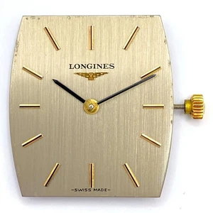 LONGINES Movement Brown Dial Manual Wrist Watch Parts Working Used from Japan - Picture 1 of 4