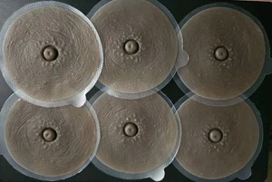 6 fundas para pezones reutilizables autoadhesivas forma redonda fundas para pezones de silicona - Imagen 1 de 5