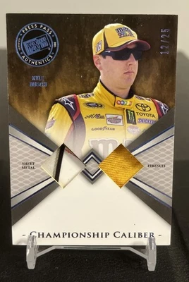 2015 Press Pass - Championship Caliber Memorabilia Kyle Busch #CCM-KYB Dual /25 - Image 1 of 2