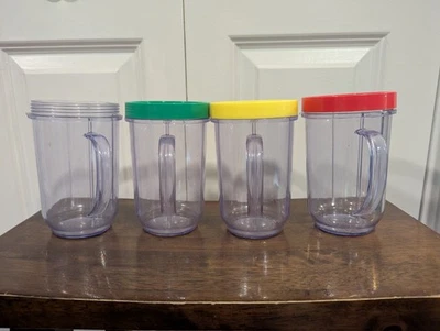 Tazas batidoras Magic Bullet originales con asas para número de modelo MB1001 Foto 1 de 4