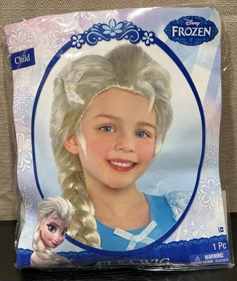Nueva Peluca Disney ELSA por AMSCAN Peluca de Pelo Congelado Disfraz de Vestir Foto 1 de 2