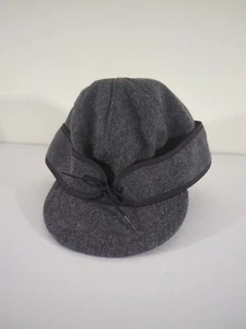 Gorra Stormy Kromes Talla 7 7/8 Gris La Original 1903 Mezcla de Lana Hecha en EE. UU. - Imagen 1 de 11
