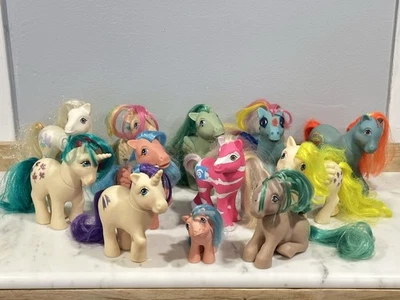 Lote de 12 Hasbro G1 My Little Pony 1984 Foto 1 de 4
