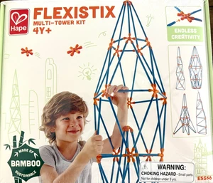 Hape Flexistix Multi-Tours E5566 Bambuskonstruktionen 4 Jahre + STIELDAMPF - Bild 1 von 9