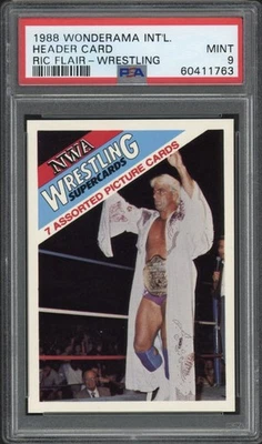 1988 Wonderama International Ric Flair PSA 9 Mint - Image 1 of 2