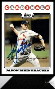 2008 Topps St. Louis Cardinals Factory Set #STL3 Jason Isringhausen Signed Auto - Picture 1 of 2