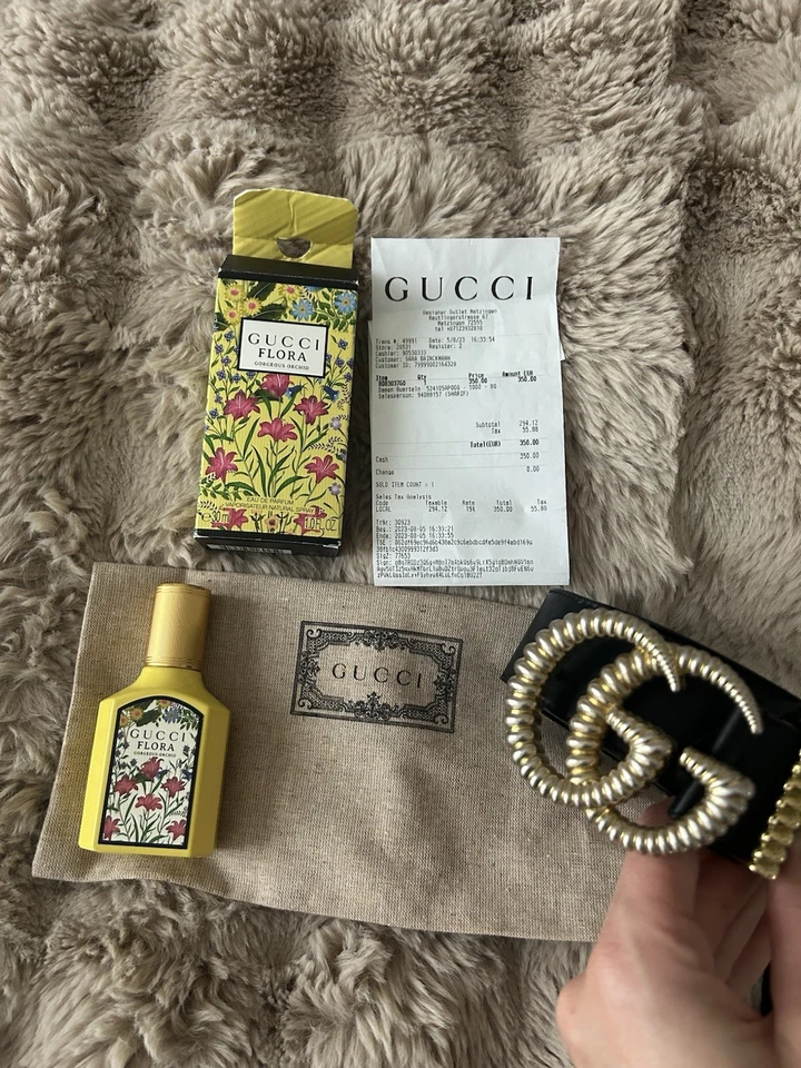 Gucci Gürtel mit Kassenbon Gebraucht Schwarz Damen - Bild 1 von 4