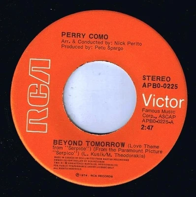 Perry Como Beyond Tomorrow 45 rpm It All Seems To Fall Into Line - Image 1 of 2