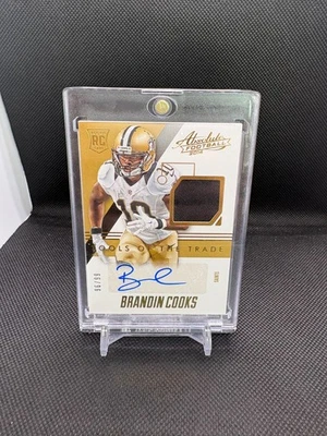 BRANDIN COOKS 2014 Absolute Football Tools of The Trade RPA /99 - Image 1 of 2