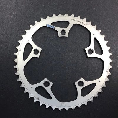 Shimano XTR FC-M900 46t SG-X Chainring 110mm BCD Silver Alloy Vintage MTB 1992 - Image 1 of 4