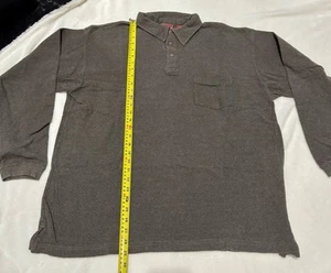 B&T 1X/BIG Long Sleeve Pullover 3-Button with Pocket - Picture 1 of 9
