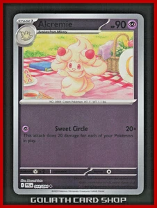 Juego de cartas coleccionables Pokémon Alcremie 044/094 Reverse Holo - Me02: Phantasmal Flames - Casi nuevo - Imagen 1 de 3
