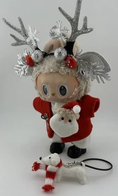 Labubu Ropa Navidad Conjunto Chaqueta Cuernos ❤️ (Sin Muñeca) Foto 1 de 4