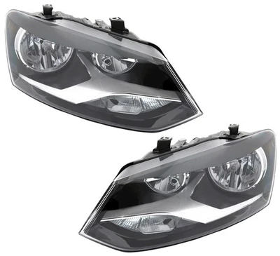 Scheinwerfer Set für VW Polo 6R 6C 2009-2017 H7 Halogen LWR Motor links rechts - Bild 1 von 4