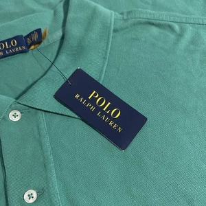 NEW Polo Ralph Lauren Men's Size 3XLT Green Mesh Short Sleeve Polo Shirt TALL - Picture 1 of 8