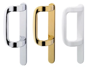 Sliding Patio Door Handle Non Locking Dummy Set 154mm Fixing Fully Reversible - Picture 1 of 5