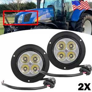 2X TL6025 LED Headlight for Ford / New Holland T6010, T6020, T6030, T6040, +++ - Picture 1 of 11