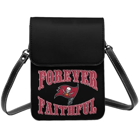 Forever Faithful Tampa Bay Buccaneers Small Cell Phone Purse Single Shoulder Bag Cover