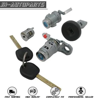 Cilindro de bloqueo de puerta trasera de encendido y puerta para Chevy Silverado 7024124 2014-20 con 2 llaves Foto 1 de 4