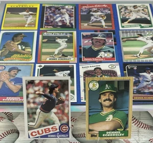 Dennis Eckersley Lot - 1985 Topps - 1991 Upper Deck - 1987 Topps & Topps Traded - Picture 1 of 16