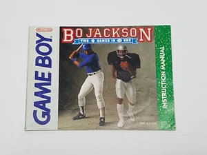 Bo Jackson Two Games in One Authentic Nintendo Game Boy Original Manual Only - Bild 1 von 8